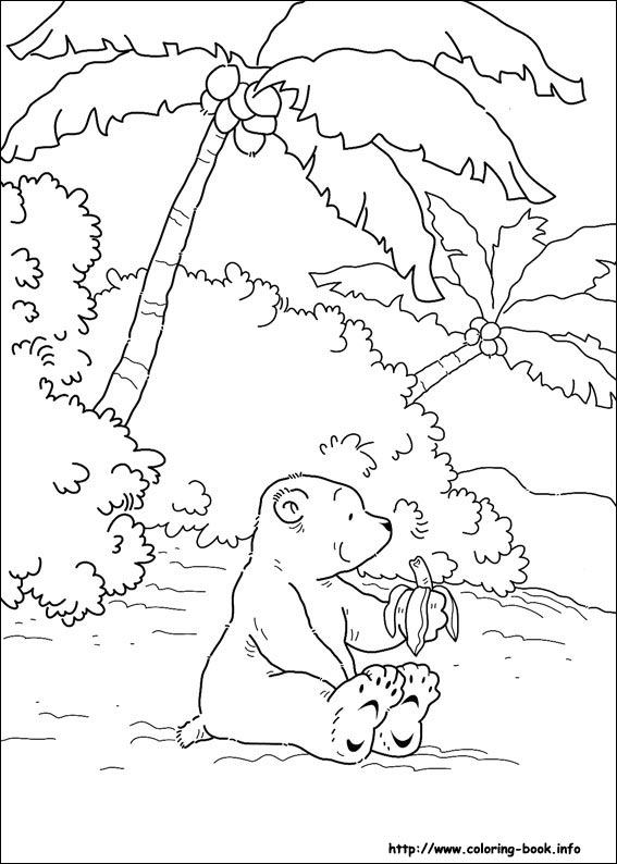 Little Polar Bear coloring picture